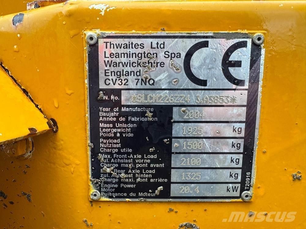 Thwaites 1T HT ST Damperi za gradilište