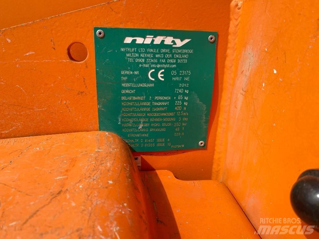 Niftylift HR 17NE Zglobne podizne platforme