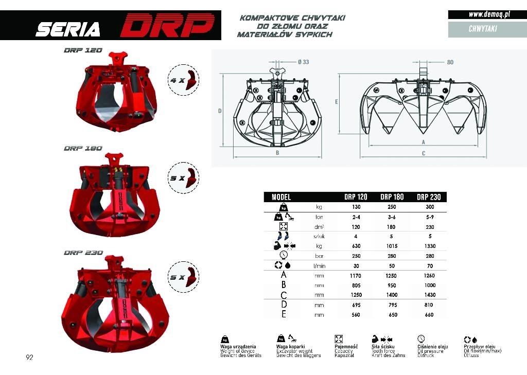  DEMOQ DRP250 4P Grabulje