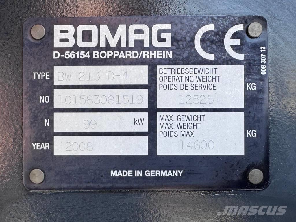 Bomag BW 213 D-4 Valjci sa jednim bubnjem