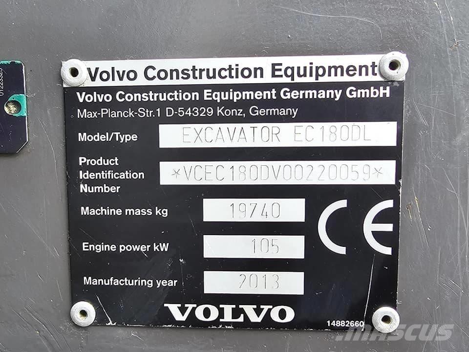 Volvo EC 180 C L Bageri guseničari
