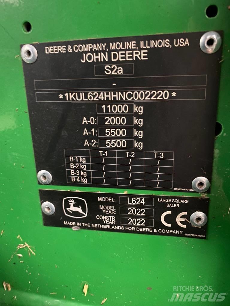 John Deere L624 Prese/balirke za četvrtaste bale