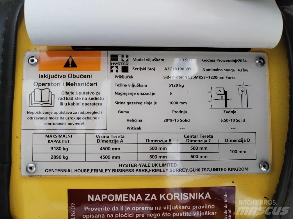 Hyster H 3.5UT Dizelski viljuškari