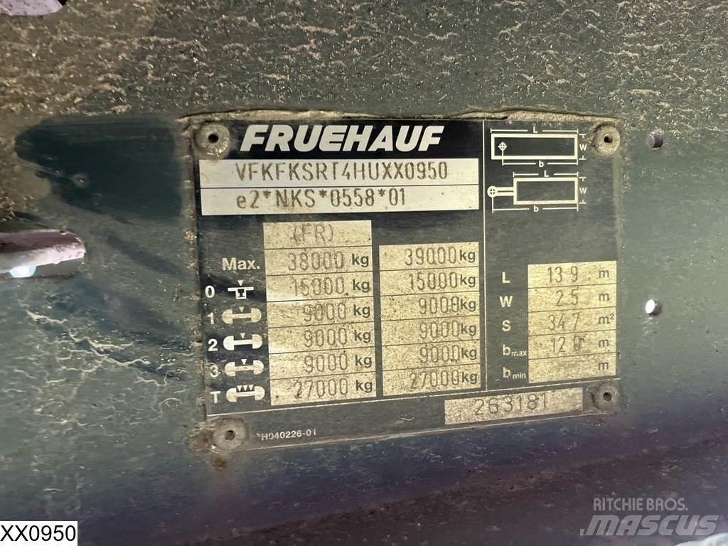 Fruehauf Tautliner Poluprikolice sa ciradom