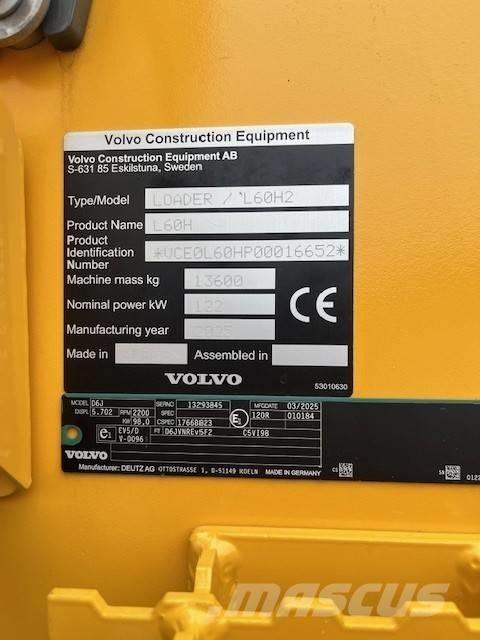 Volvo L 60 H Utovarivači na točkove