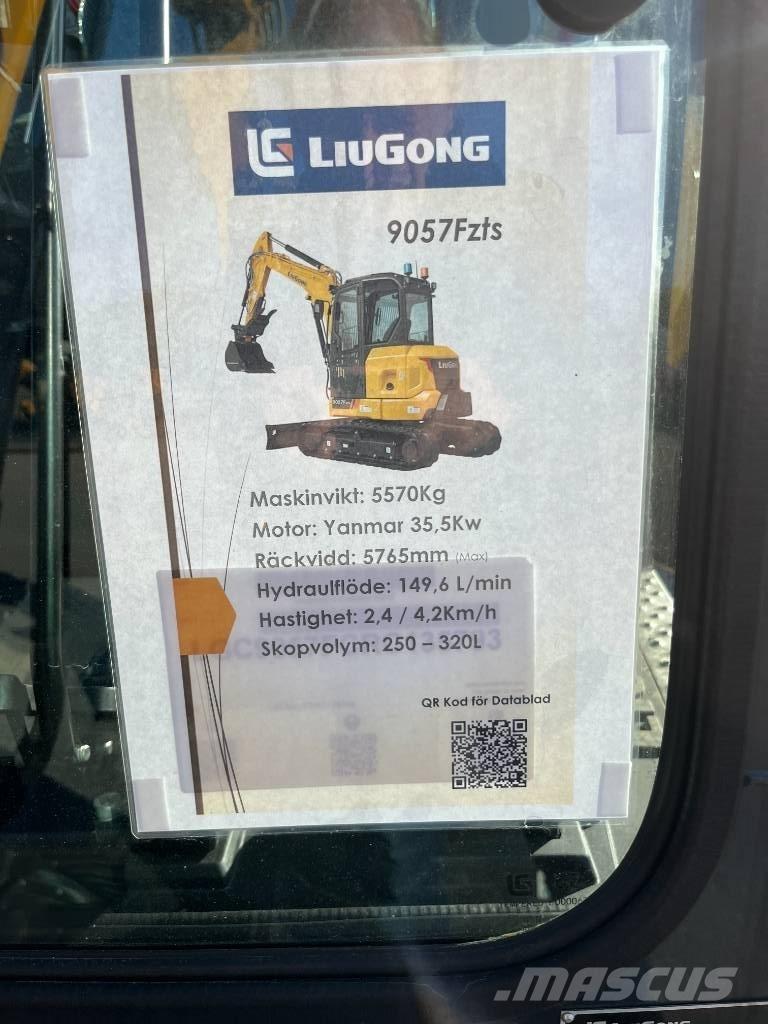 LiuGong 9057 FZTS Mini bageri < 7t