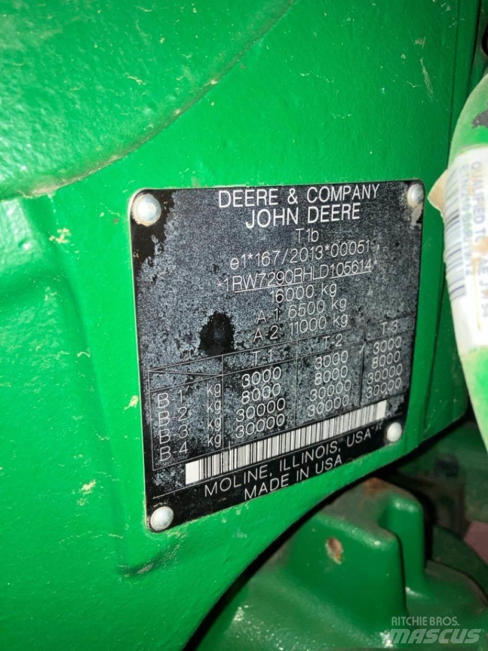 John Deere 7290R Traktori