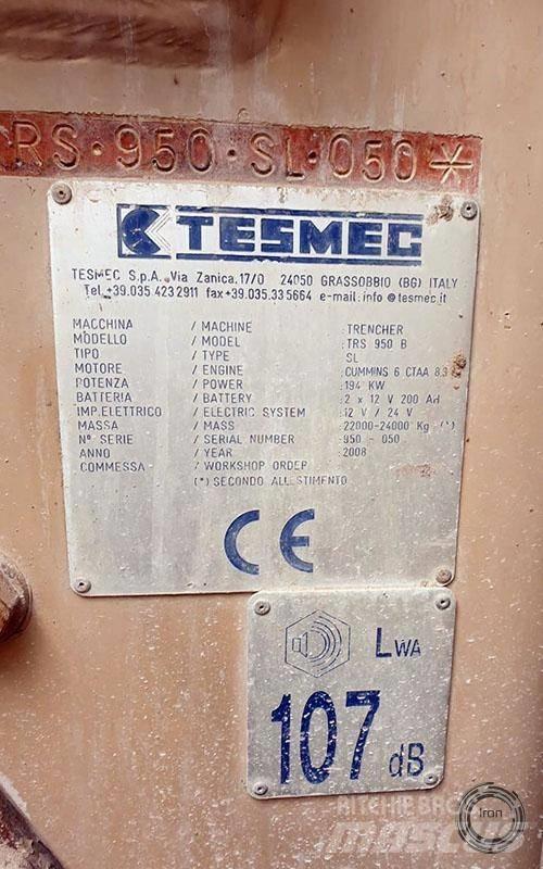 Tesmec TRS950 Rovokopači freze za kanale Trenčeri