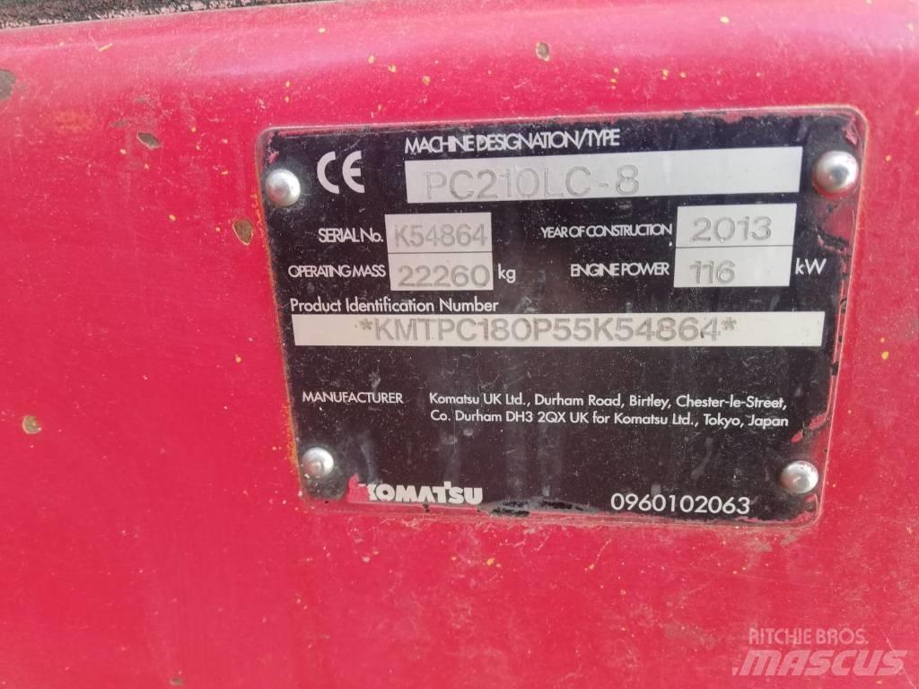 Komatsu PC 210-8 Bageri guseničari