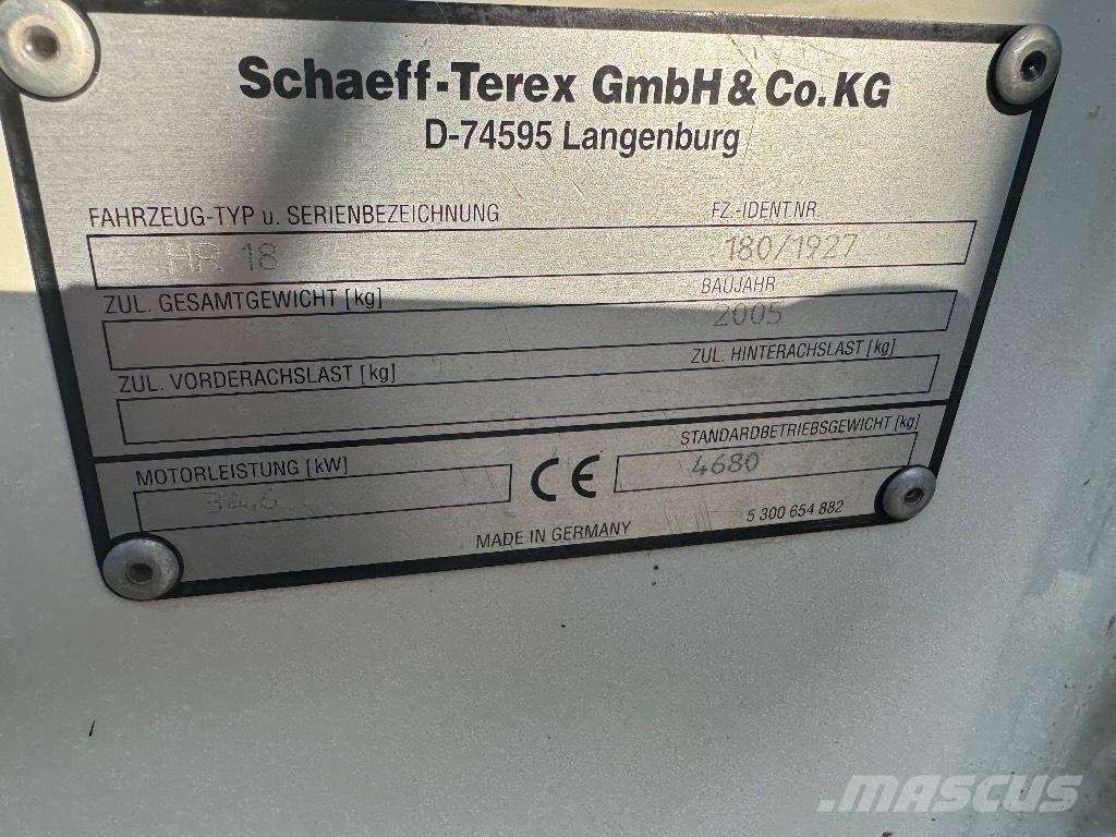 Terex HR 18 Mini bageri < 7t
