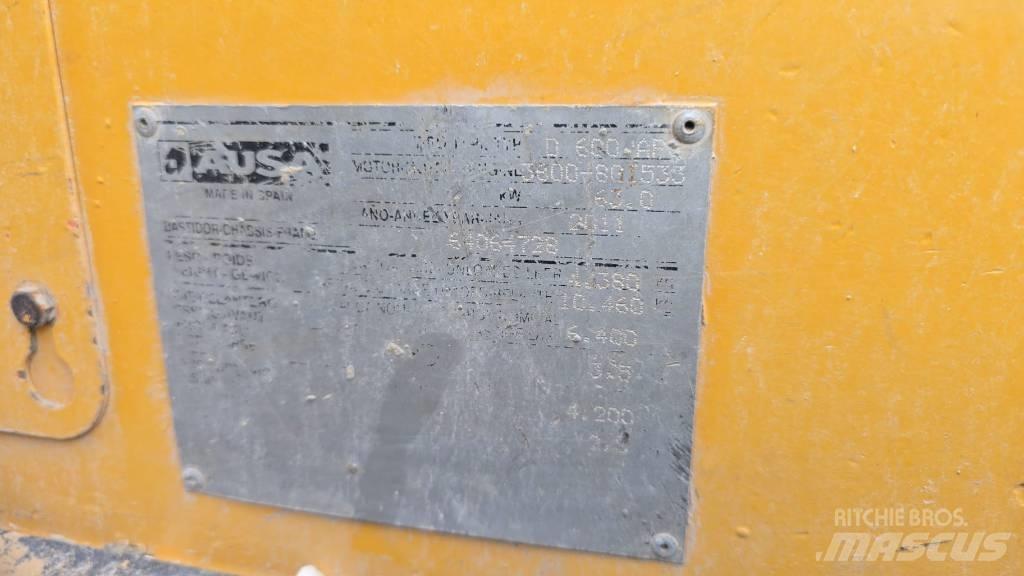 Ausa D 600 APG Damperi za gradilište