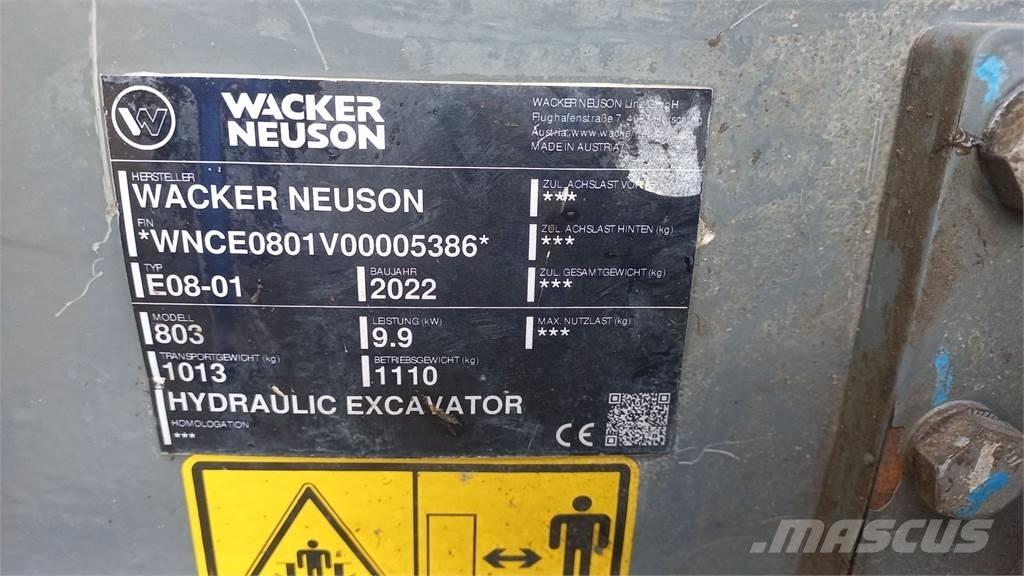 Wacker Neuson 803 Bageri guseničari