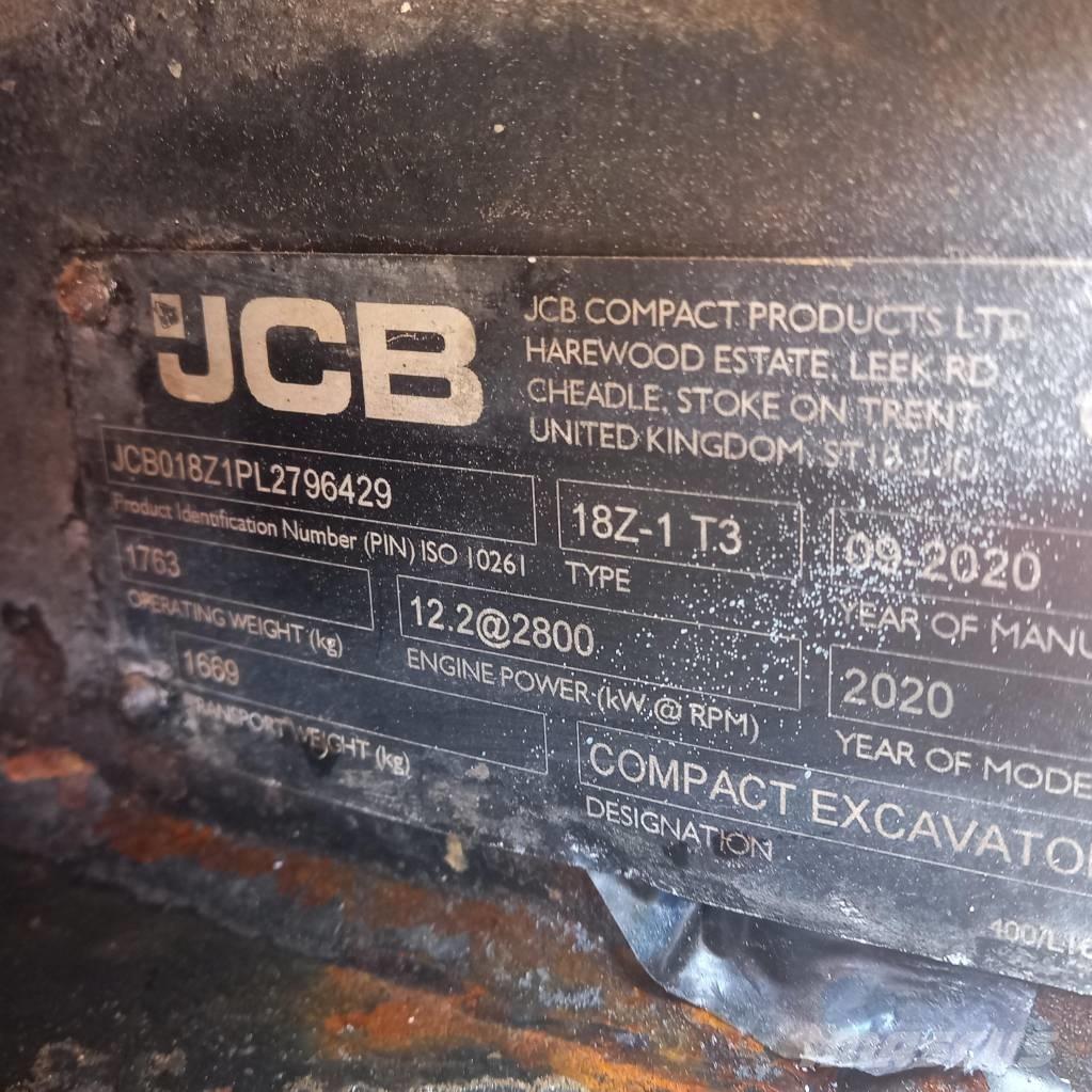 JCB 18 Z-1 Mini bageri < 7t