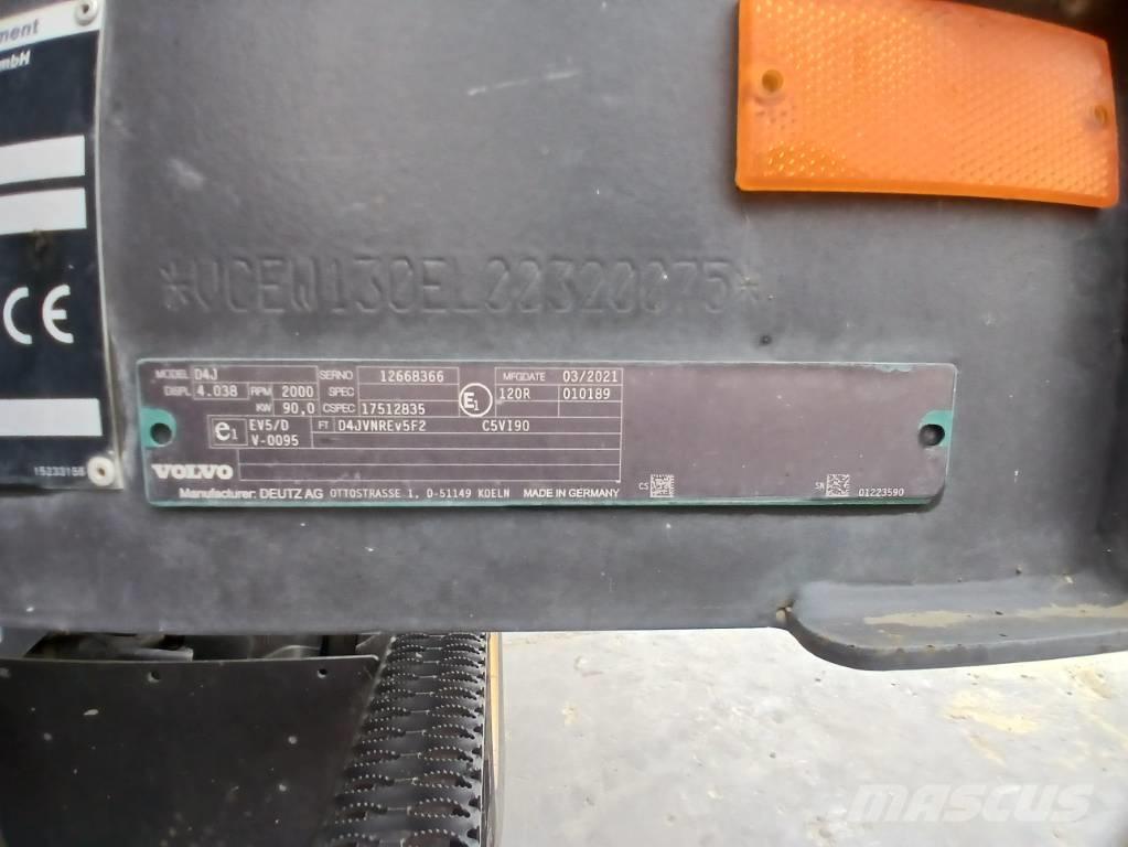 Volvo EWR 130 E Bageri točkaši