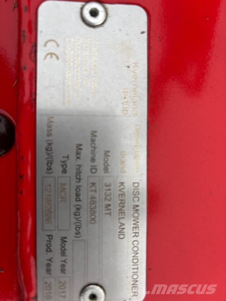 Kverneland 3132 MT Uređaji za kosačice