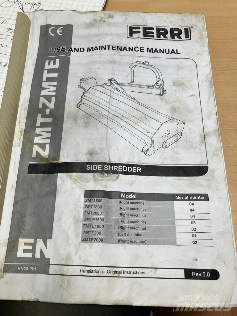 Ferri ZMTE 2000 Kosilice za livade