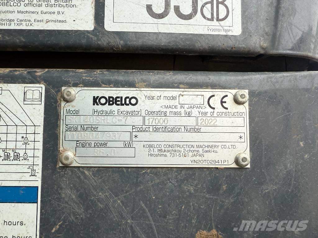 Kobelco SK 140 SR LC Bageri guseničari