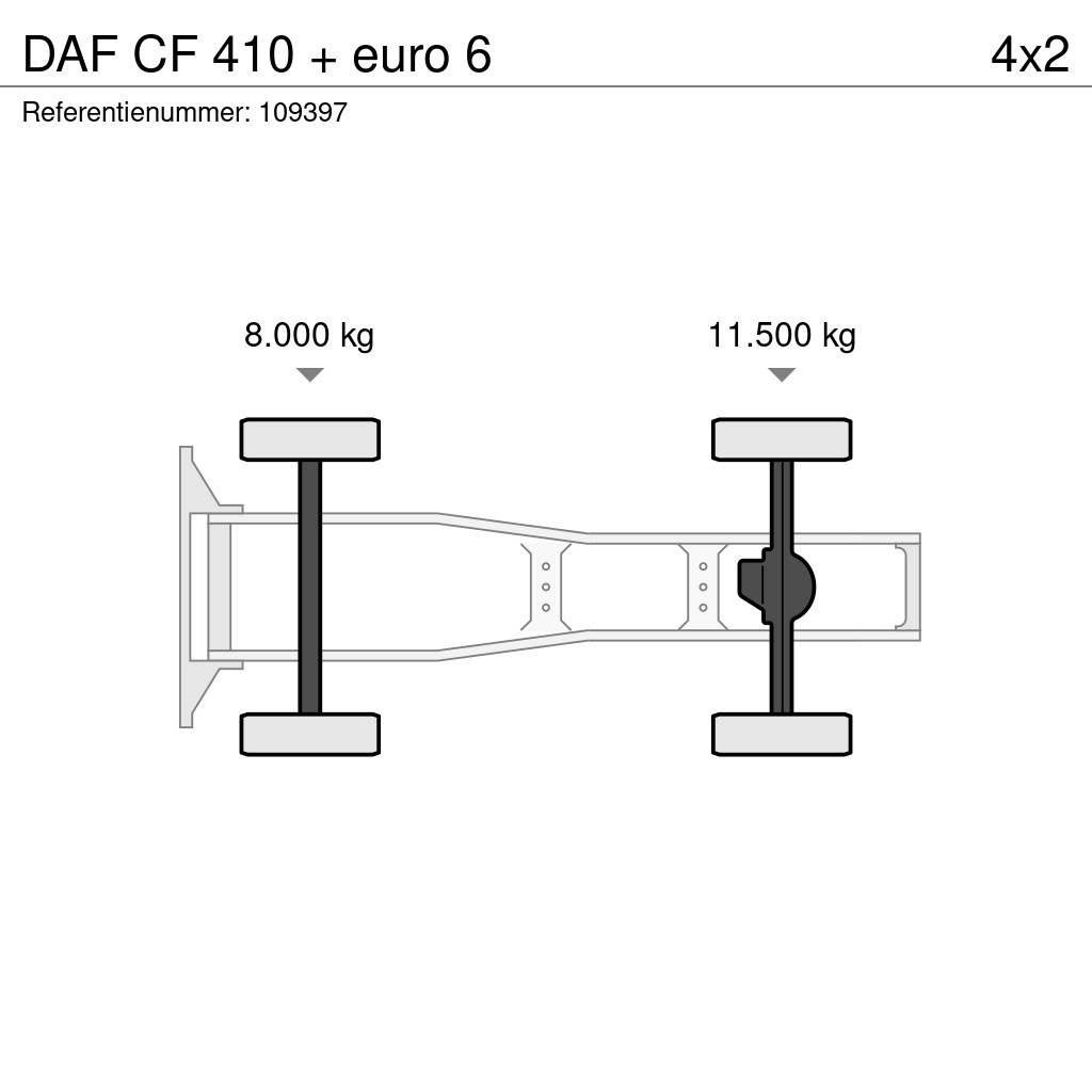 DAF CF 410 + euro 6 Tegljači