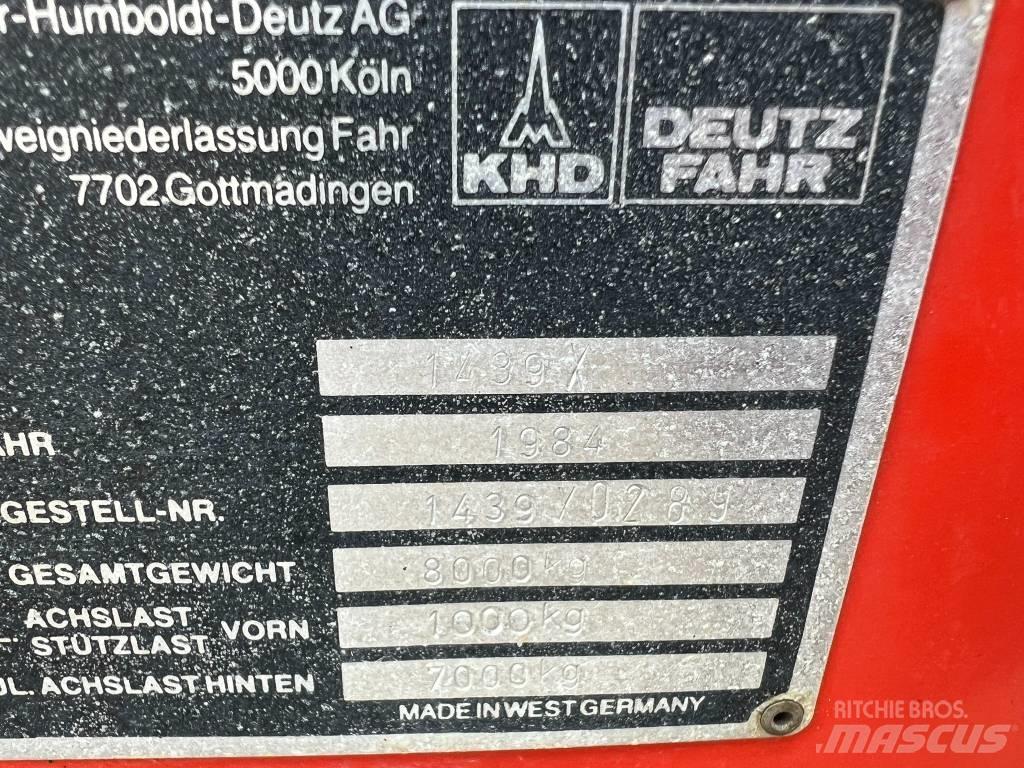Deutz Fahr F 570 Samoutovarne prikolice