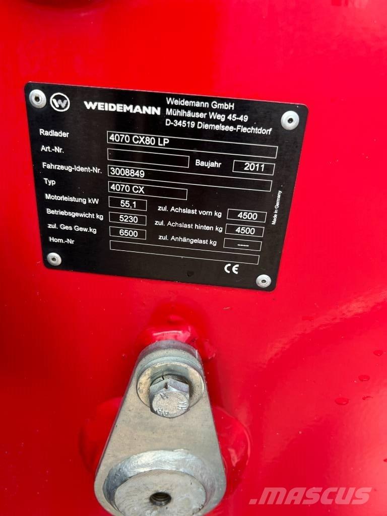 Weidemann 4070CX80LP Utovarivači na točkove