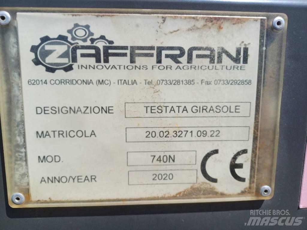  Zaffrani 740N Glave hederi za kombajne