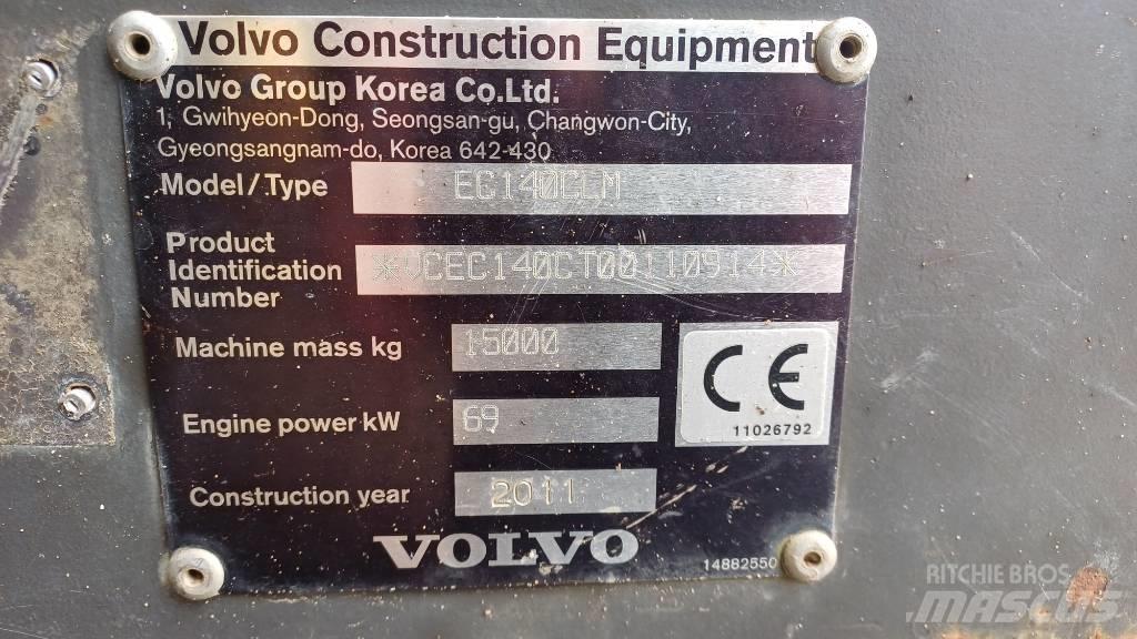 Volvo EC 140 C L M Bageri guseničari
