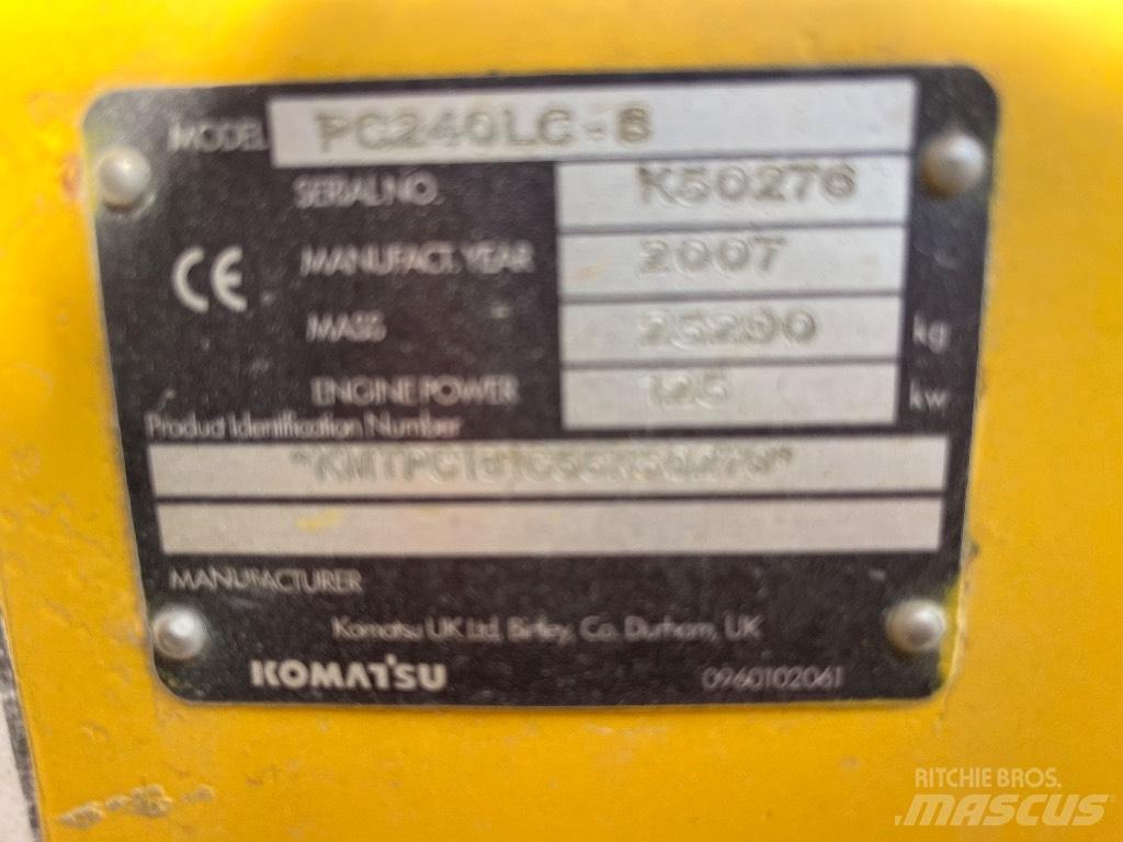 Volvo Pc240-7 Bageri guseničari