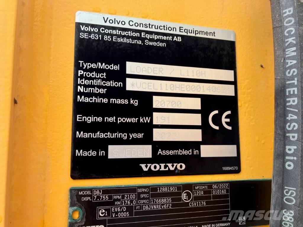 Volvo L 110 H Utovarivači na točkove