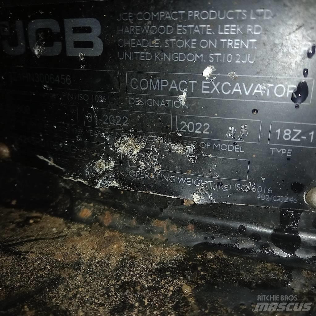JCB 18Z-1 Mini bageri < 7t