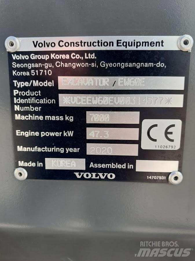 Volvo EW 60 E Bageri točkaši