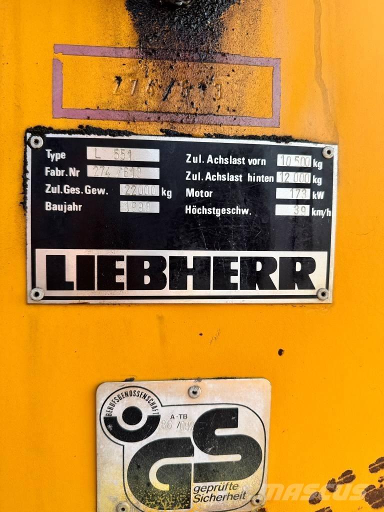 Liebherr L 551 Utovarivači na točkove