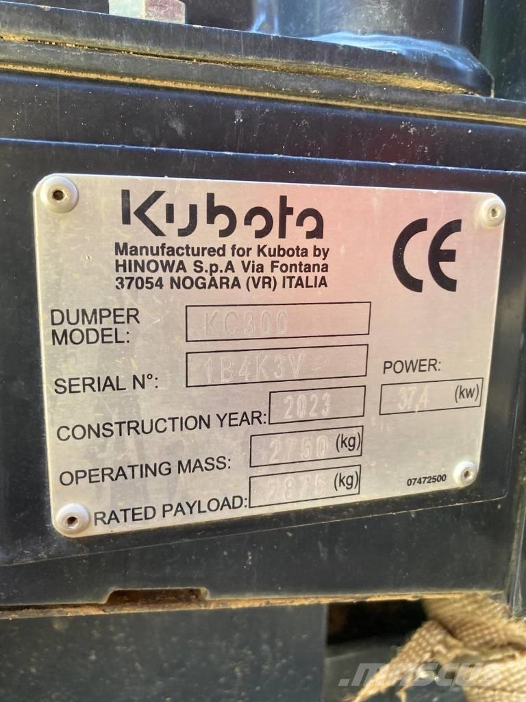 Kubota KC 300 HR-5 Damperi na gusenice