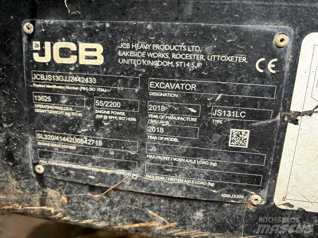 JCB JS 131 LC Bageri guseničari