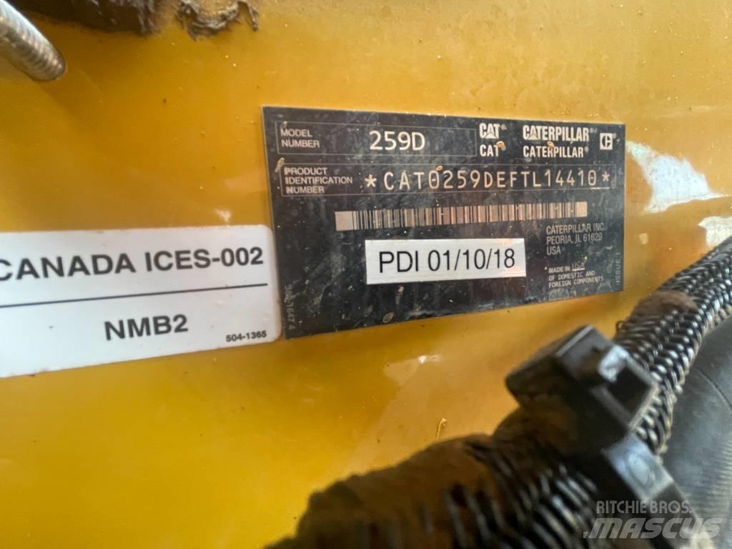 CAT 259 D Skid steer mini utovarivači