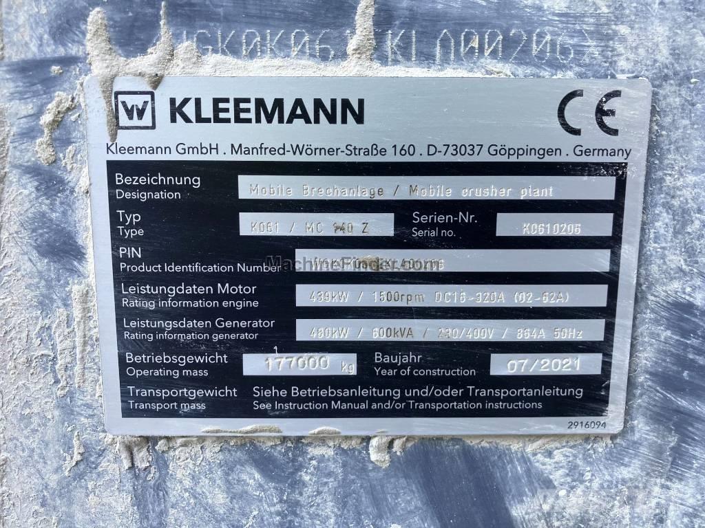Kleemann MC 140 Mobilne drobilice