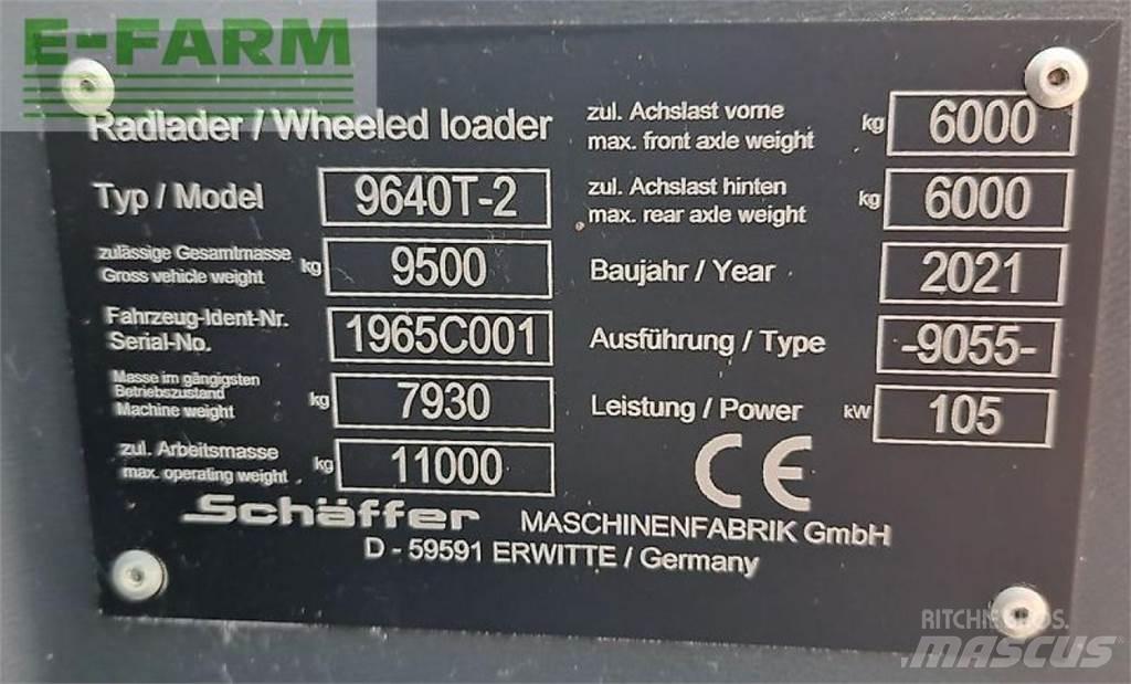 Schäffer 9640 t-2 Poljoprivredni teleskopski utovarivači