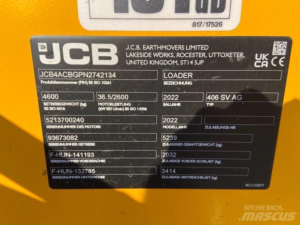 JCB 406 SV AG Utovarivači na točkove