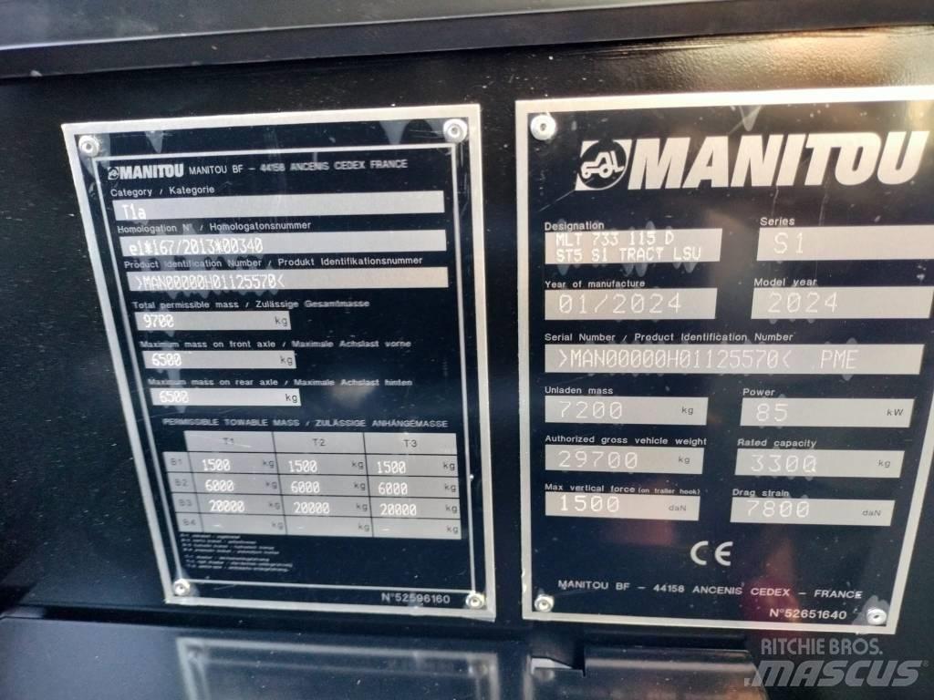 Manitou MLT733 Poljoprivredni teleskopski utovarivači