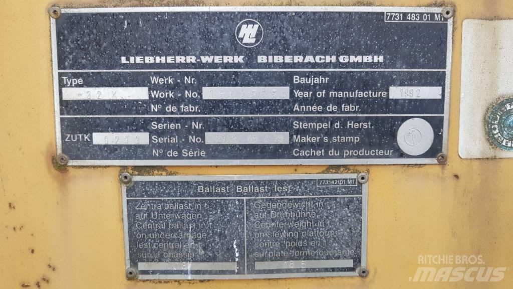 Liebherr K 32 Kranovi tornjevi
