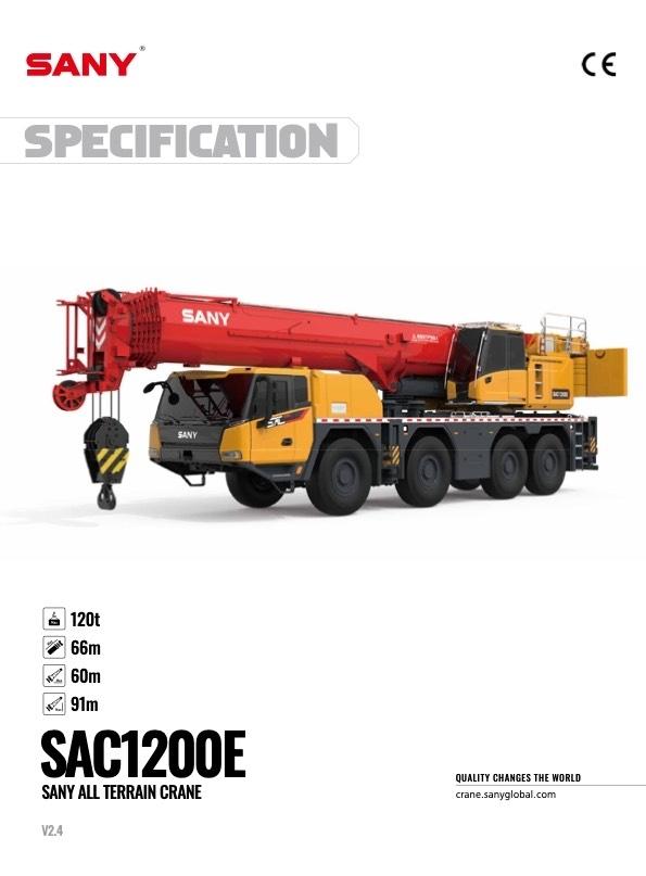 Sany SAC1200E Polovne dizalice za sve terene