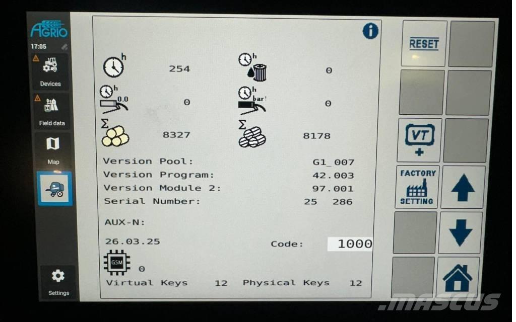 Goweil G1 F125 Kombi Prese/balirke za rolo bale