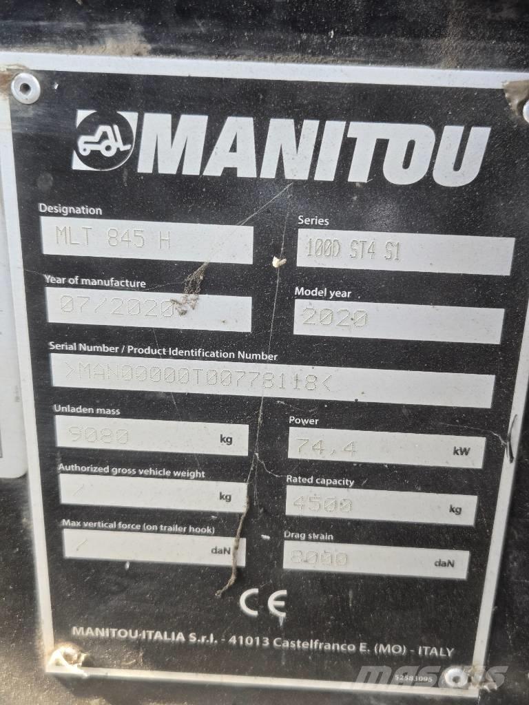Manitou MLT 845 Teleskopski viljuškari
