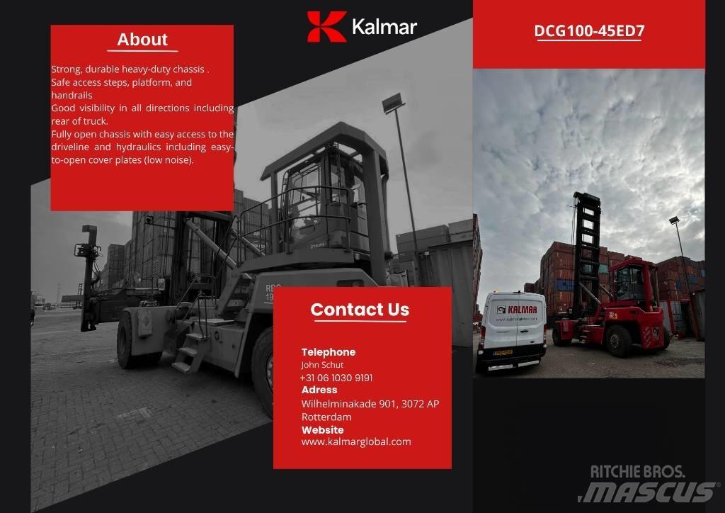 Kalmar DCG 100-45ED7 Kontejnerski viljuškari