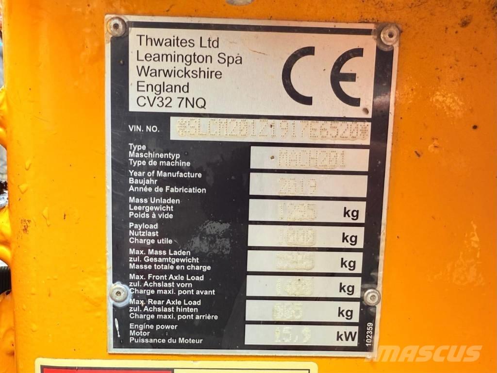 Thwaites Mach 201 Damperi za gradilište