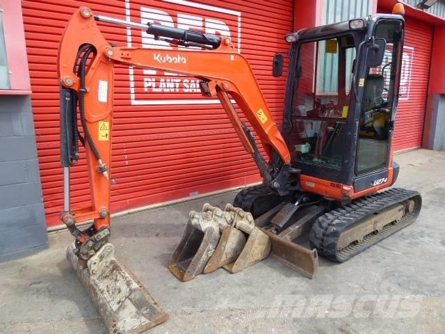Kubota U 27-4 Mini bageri < 7t
