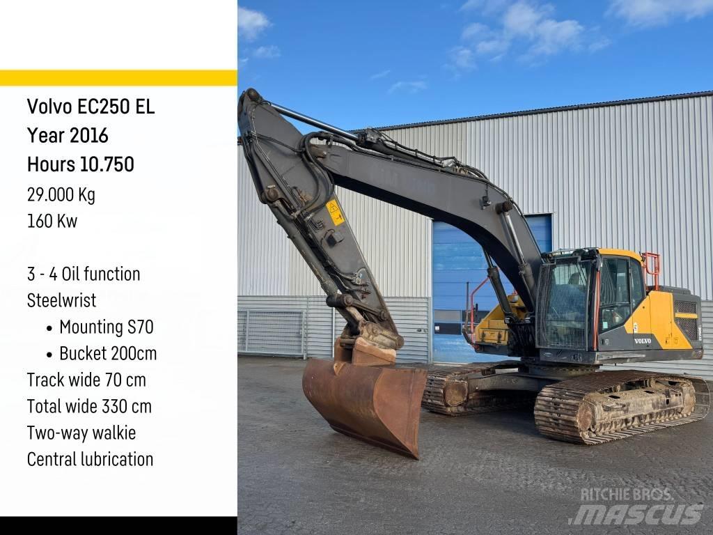 Volvo EC 250 EL Bageri guseničari