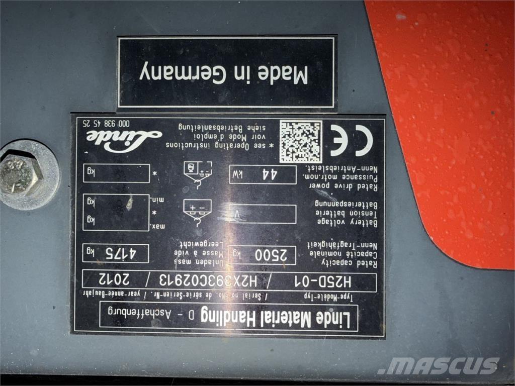 Linde H25D-01 Dizelski viljuškari