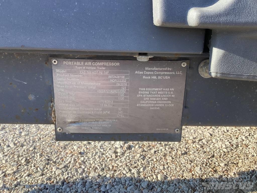 Atlas Copco XAS 185 Kompresori