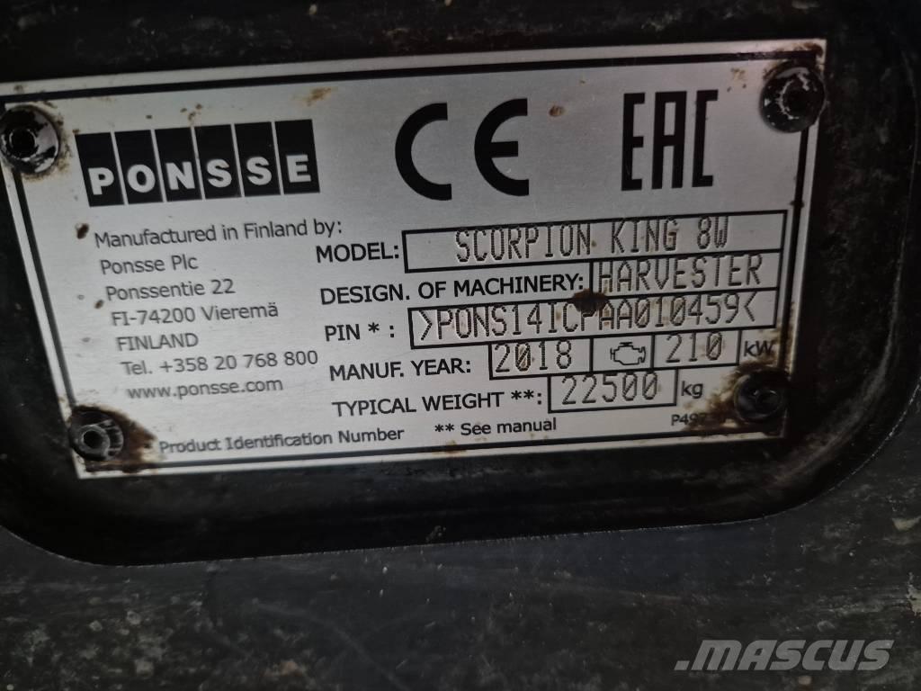 Ponsse Scorpion King Harversteri
