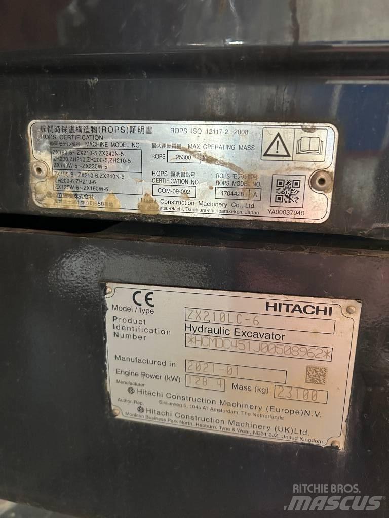 Hitachi ZX 210 LC-6 Bageri guseničari